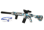 Rechargeable Electric Gel Ball Blaster- M416. Protective Eyewear & 8000 Gel Balls