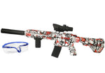 Rechargeable Electric Gel Ball Blaster- M416. Protective Eyewear & 8000 Gel Balls