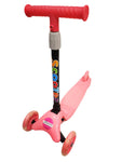 Kids T-Bar Scooter- with Brake and Light Up Wheels