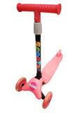 Kids T-Bar Scooter- with Brake and Light Up Wheels